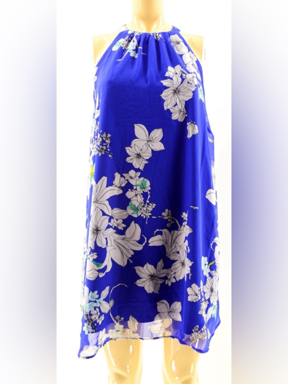 One Clothing Blue Floral Dress M